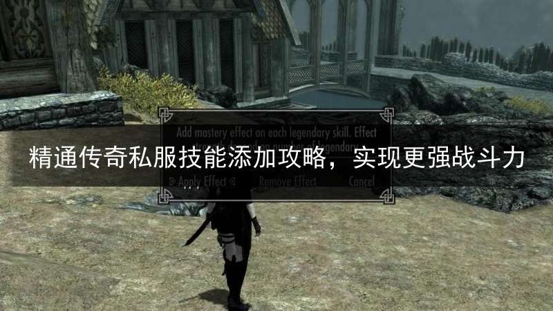 精通传奇私服技能添加攻略，实现更强战斗力